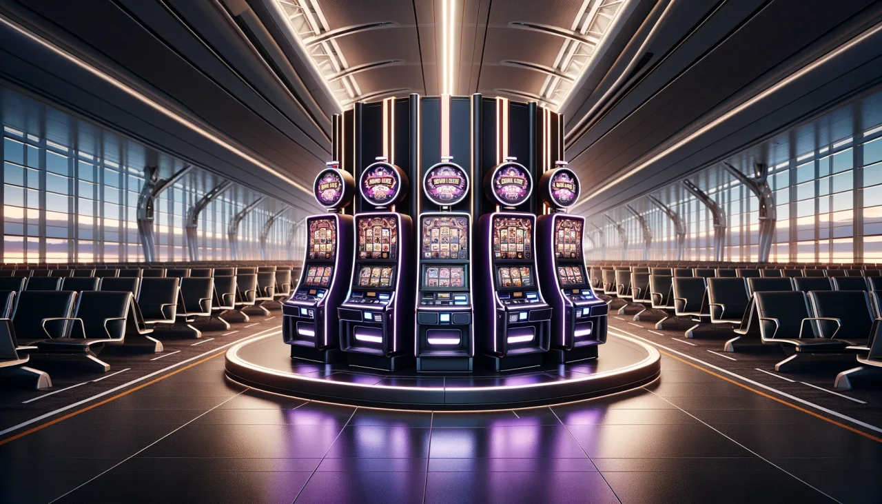 ¿Qué son las máquinas tragamonedas de aeropuerto?