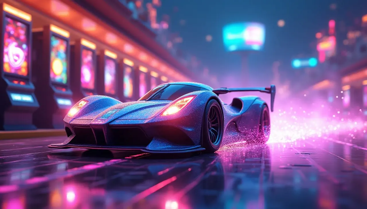 Slot Machines Get a High-Tech, Racing-Themed Makeover