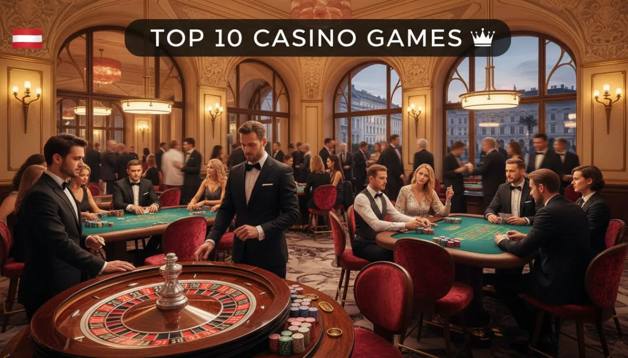Top 10 Casino Table Games in Austria