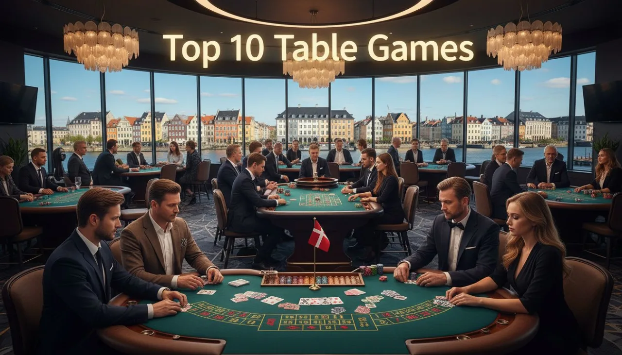Top 10 Casino Table Games in Denmark