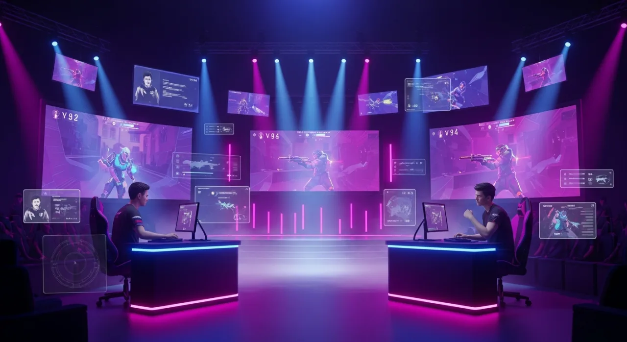 Stage Pressure Exposes Performance Gaps in Esports Players