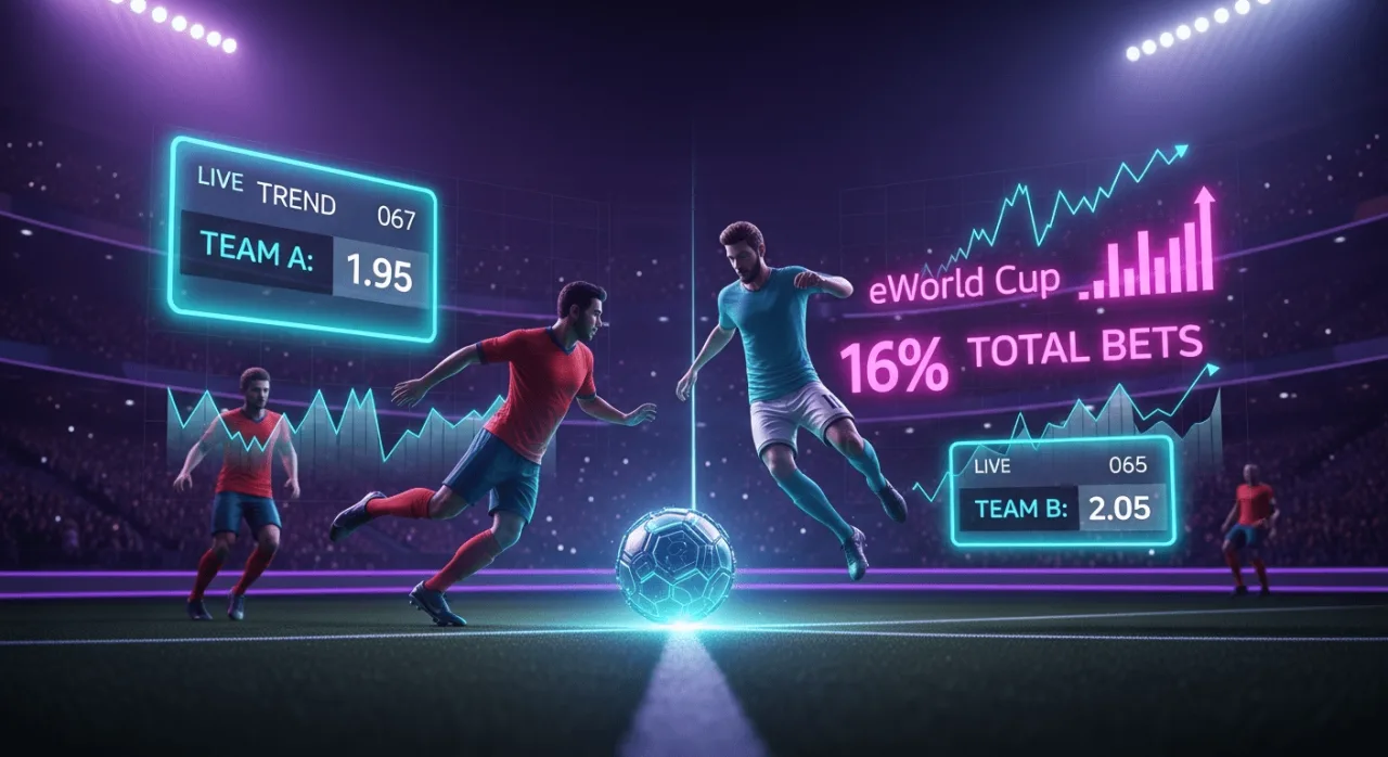 BETBY Reveals eWorld Cup Drove 16 Percent of Total Bets