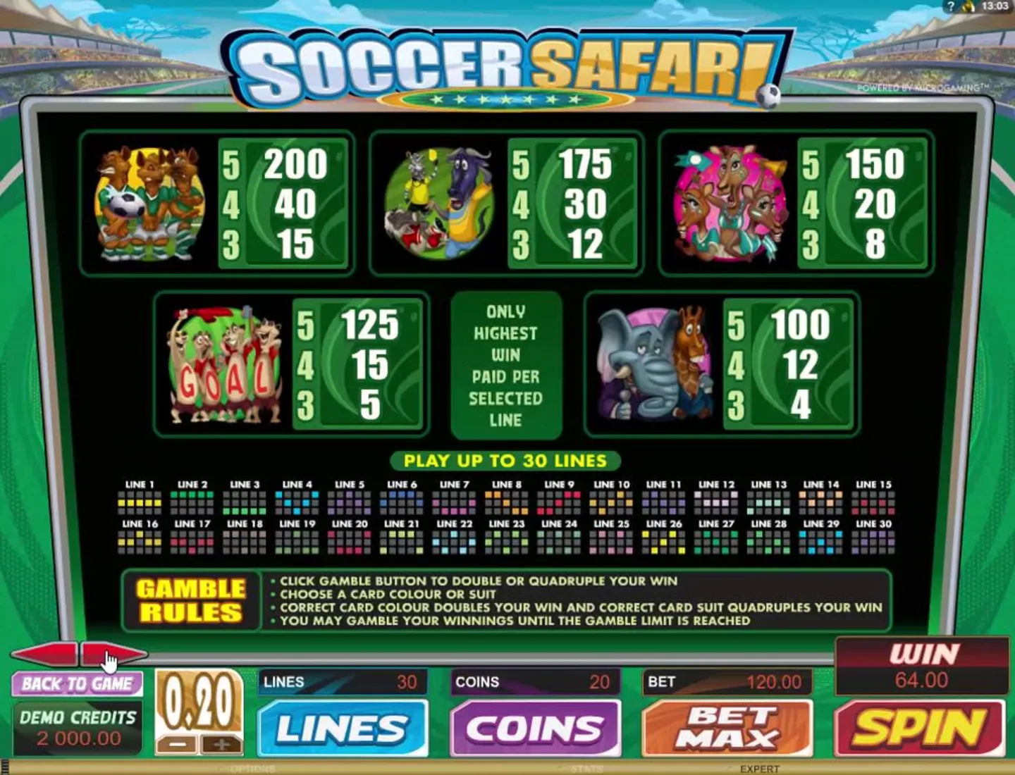 Gioca Soccer Safari - Demo Gratis & Review 2026