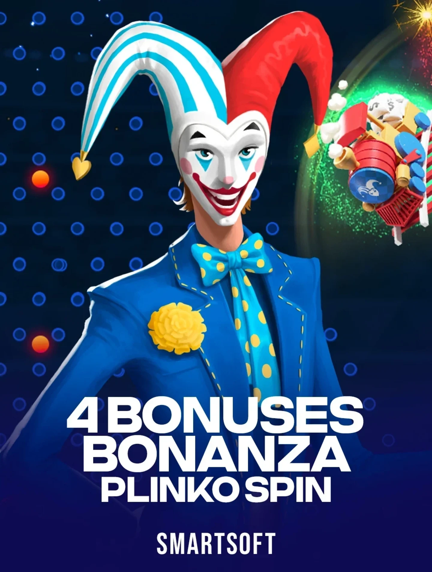 4 Bonuses Bonanza Plinko Spin by SmartSoft Gaming