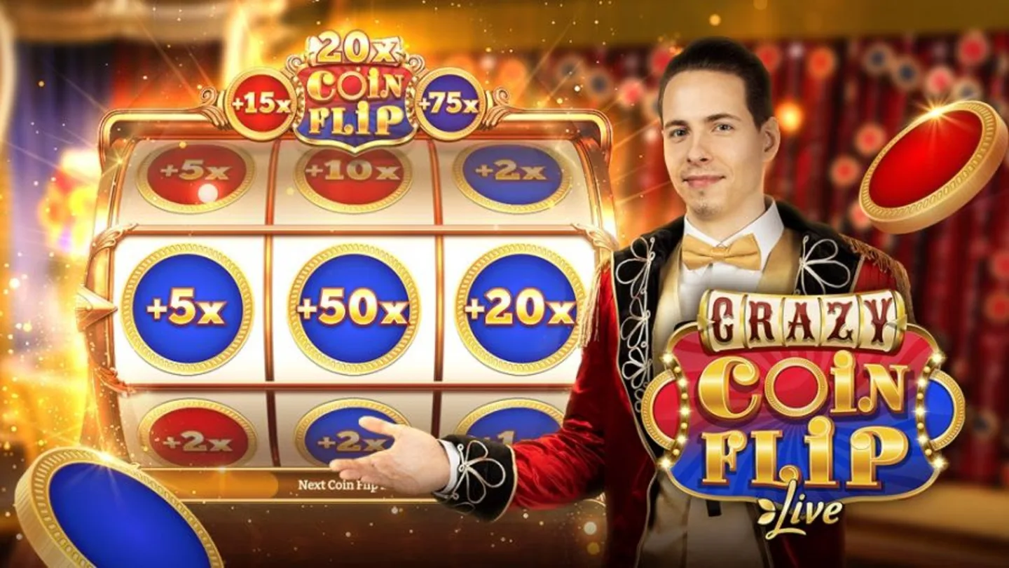 Topp Crazy Coin Flip Live kasinoer i 2026