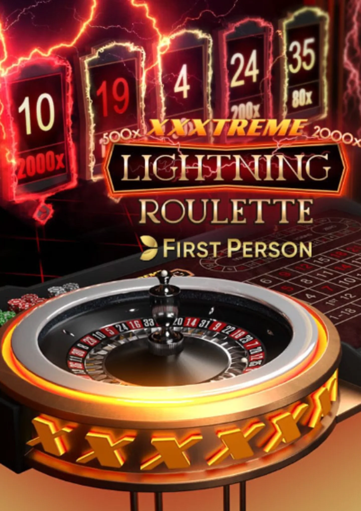 Top First Person XXXtreme Lightning Roulette Live kasinoer i 2026