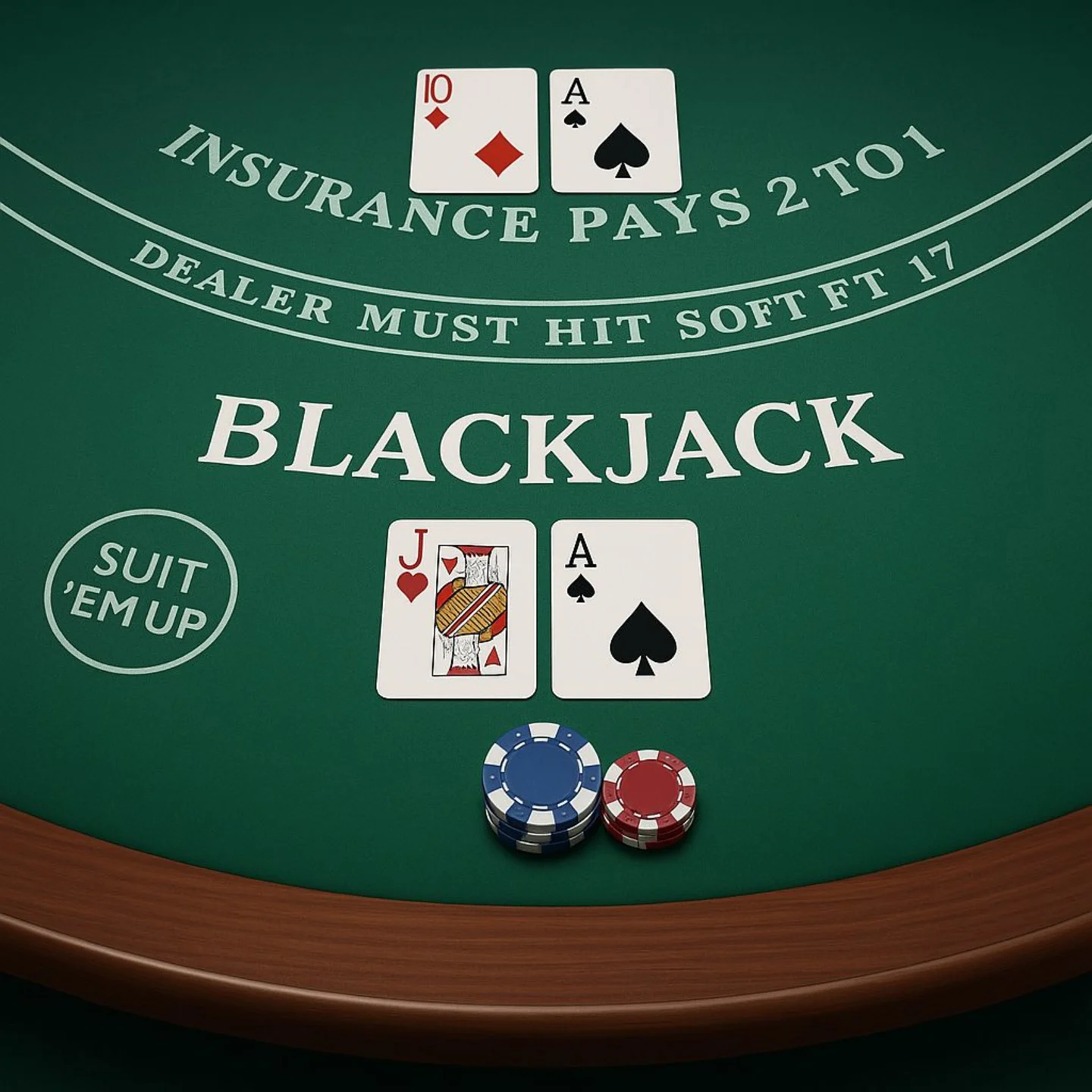 Suit 'Em Up Blackjack by Felt Gaming Real Money Casinos