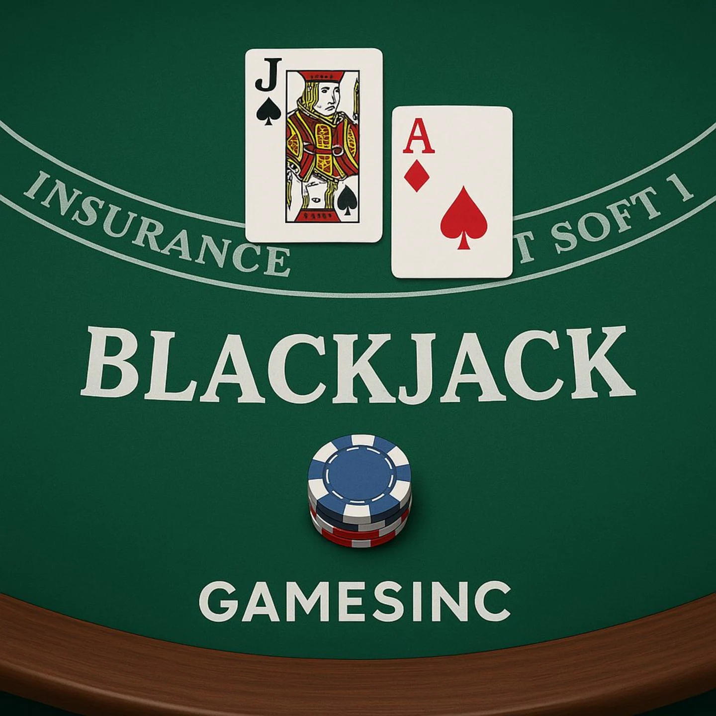 Blackjack by GamesInc no Gamesinc reālas naudas kazino