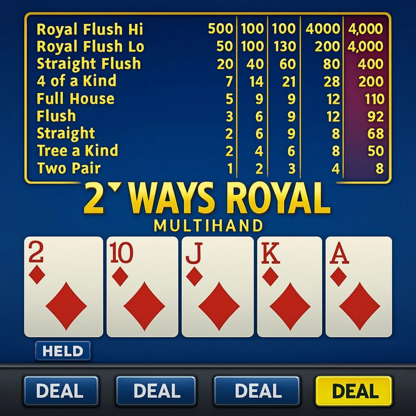 2 Ways Royal by Playtech Real Money Casinos