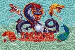 Análise do jogo de caça-níqueis 5 Dragons por Aristocrat