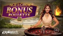 Principales casinos en vivo de ruleta Age Of The Gods en 2026 | playtech
