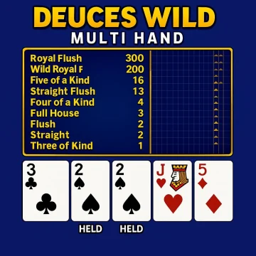 Deuces Wild Multi Hand