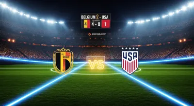 Belgium Eliminates United States 4-1 at 2026 World Cup