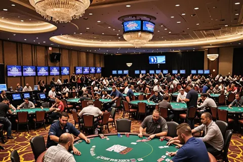 Acusan a un jugador de disparar desde un ángulo en el Main Event de la WSOP; otro jugador es penalizado