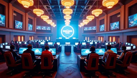 楽天のeスポーツカップ：100人のプレイヤーによるバトルロワイヤル