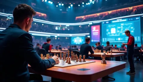 Chess Titans Clash in Rapid Quarterfinals Showdown