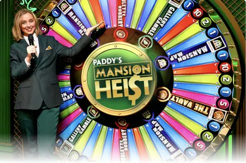 Top Live Casinos for Paddy's Mansion Heist by Playtech in 2026 