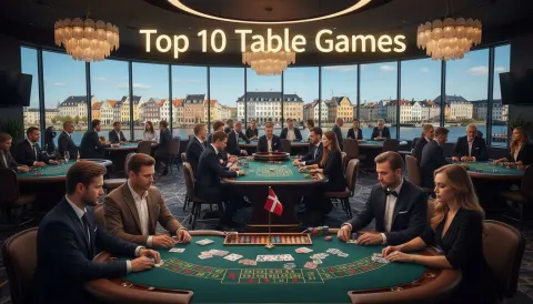 Top 10 Casino Table Games in Denmark