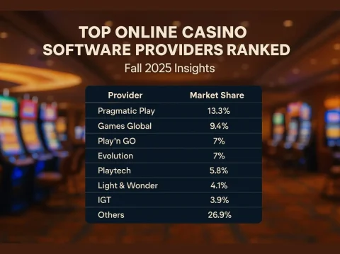 Top Online Casino Software Providers Ranked: Fall 2026 Insights