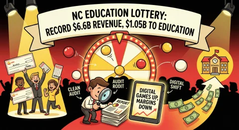 North Carolina Auditor Releases NC Education Lottery Audit