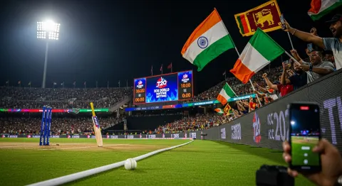 ඉන්දියාව නැමීබියාව පරාජය කරමින් ඉතාලිය විස්සයි විස්ස ලෝක කුසලානයේ ඓතිහාසික පළමු ජයට හිමිකම් කියයි 