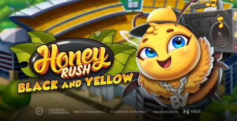 Play’n GO Releases Honey Rush Black and Yellow Cluster Pays Sequel