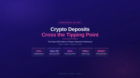 Crypto Has Crossed the Tipping Point as Players' First Choice for Casino Deposits