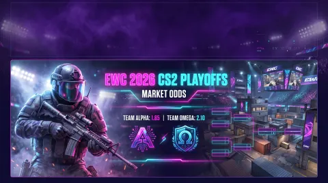 Kalshi Releases Odds for 2026 Esports World Cup CS2 Playoffs