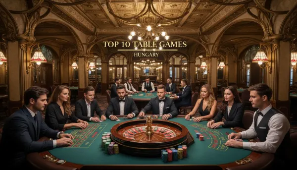 Top 10 Casino Table Games in Hungary