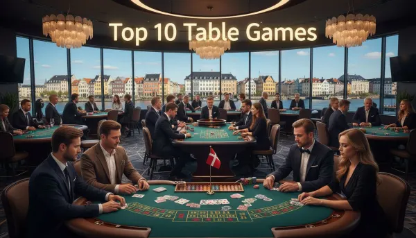 Top 10 Casino Table Games in Denmark