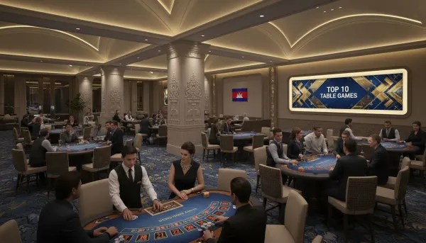 Top 10 Casino Table Games in Cambodia