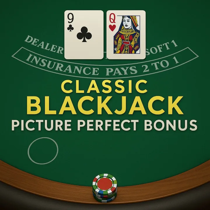 Classic Blackjack table with Picture Perfect Bonus