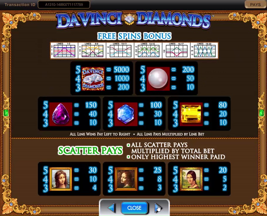 Jogos de slot gratis Da Vinci Diamonds Jogos de slot gratis Da Vinci Diamonds