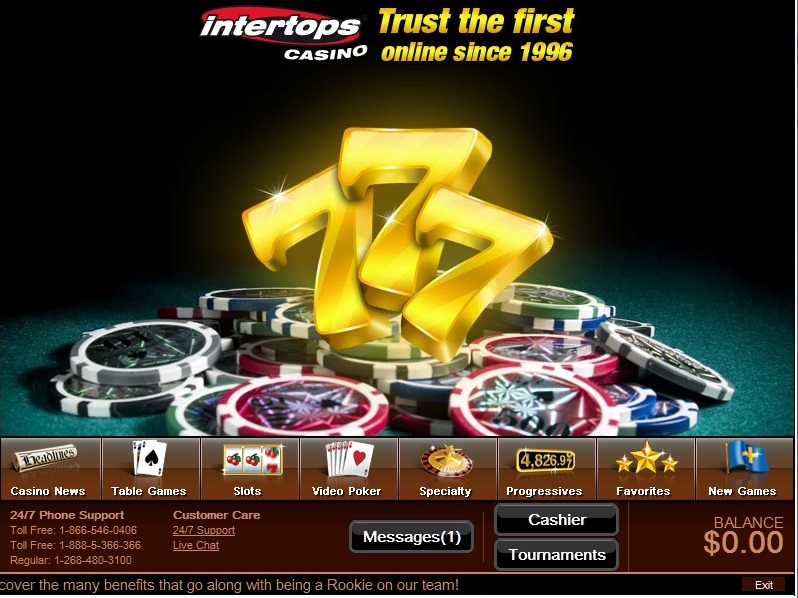 Intertops online betting poker