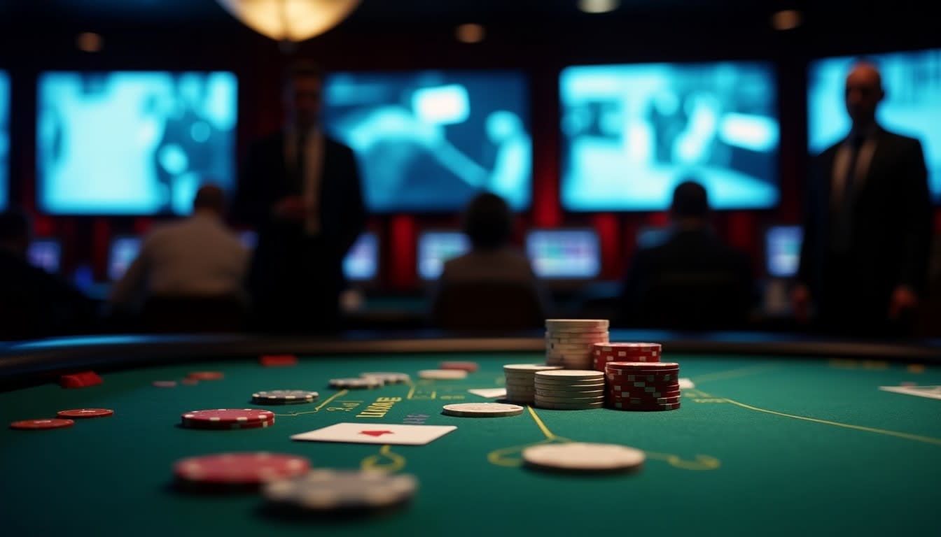 Una mesa de blackjack apunta a un atraco de fichas de casino de 17 000 dólares