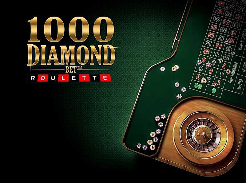 1000 Diamond Bet Roulette game artwork