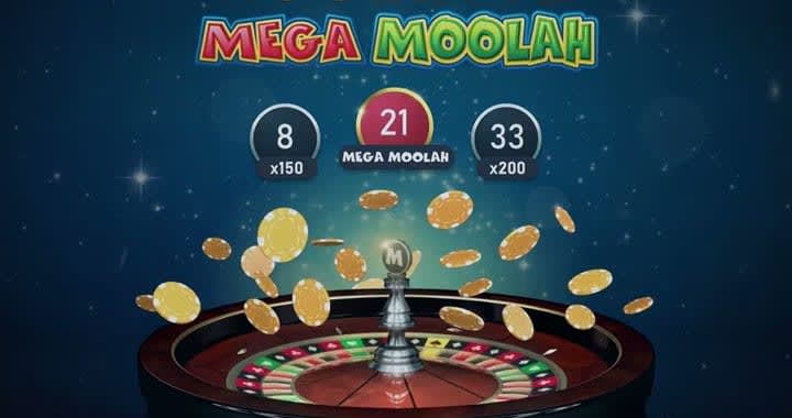 Roulette Mega Moolah game artwork