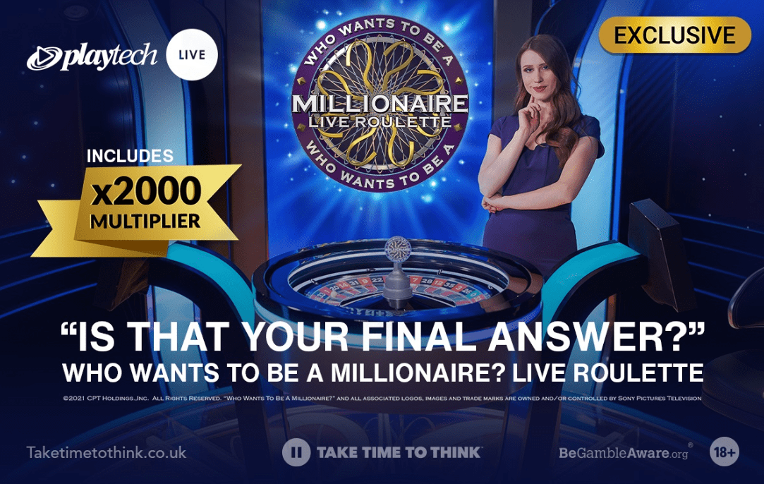 Who Wants To Be A Millionaire Video Poker game artwork