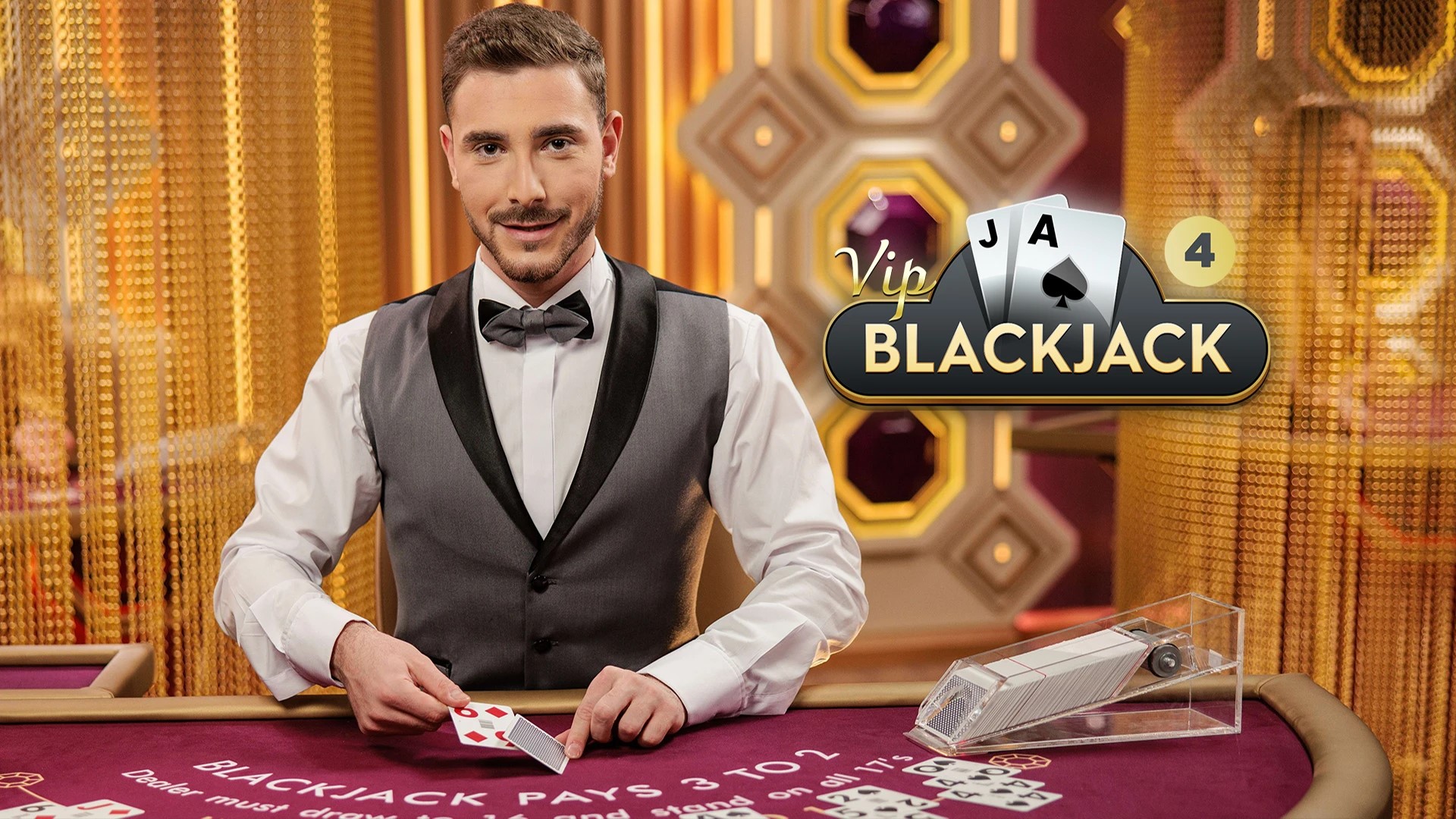 Live VIP Blackjack game artwork