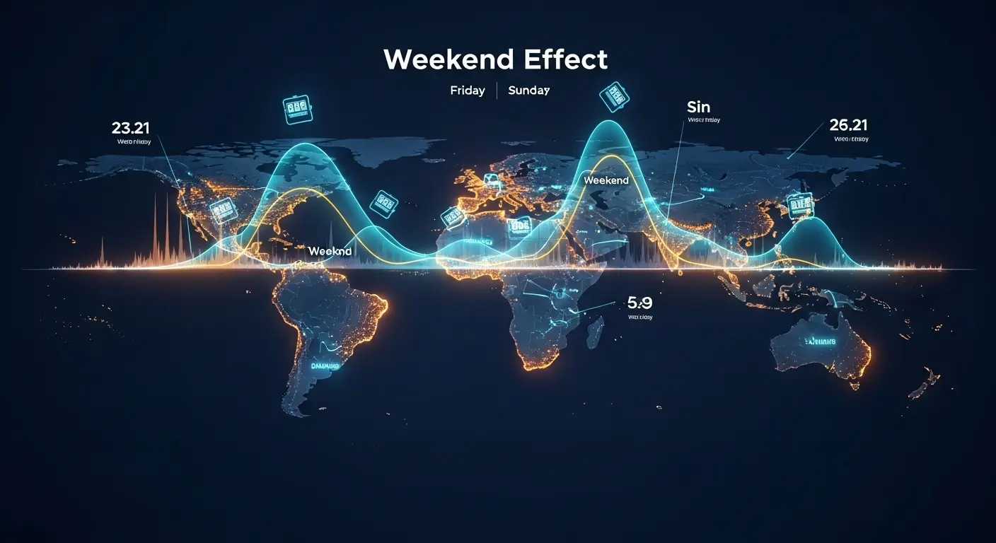 L'effetto weekend: perché le classifiche delle slot aumentano in tutte le regioni nel 2025