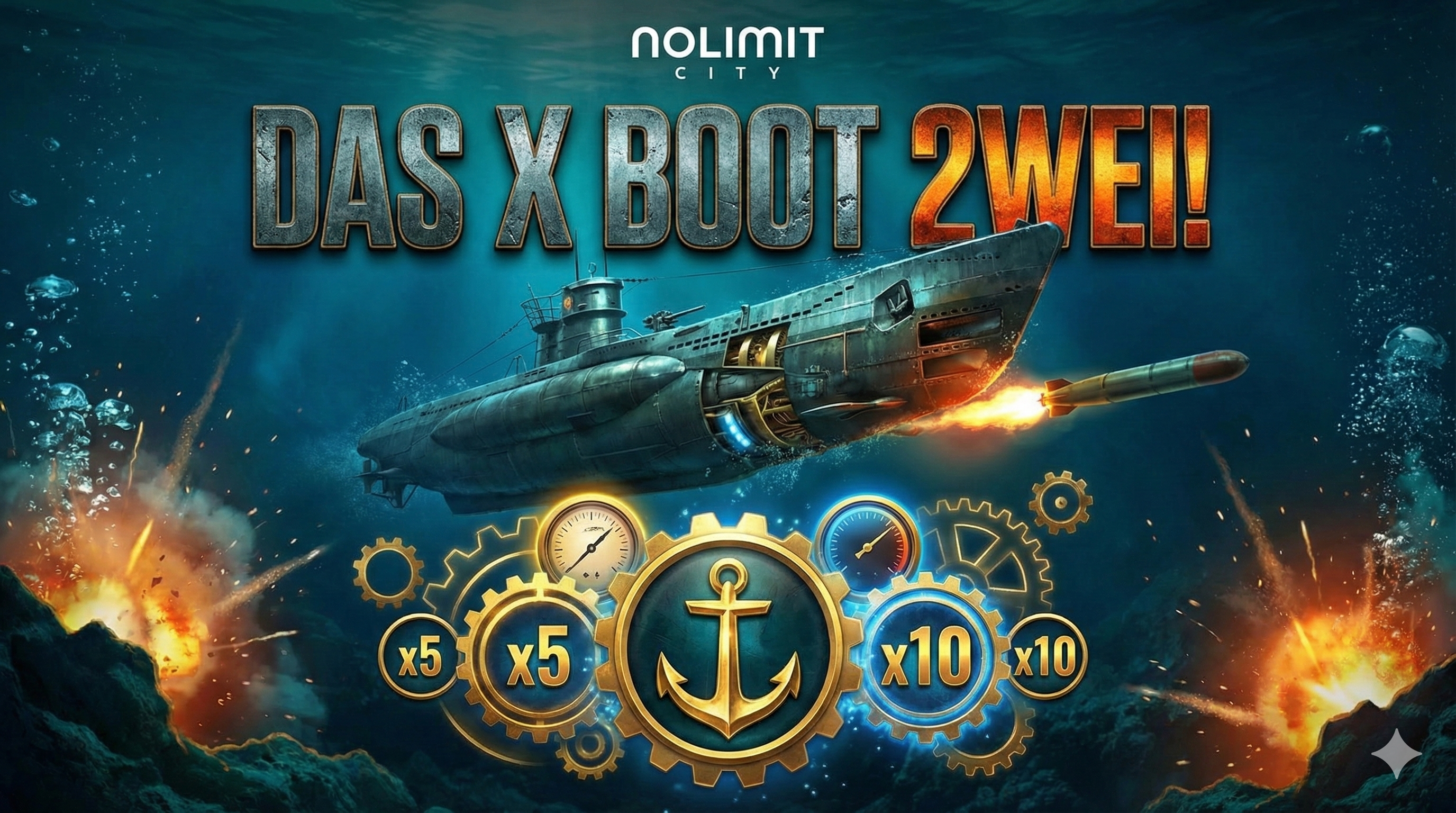 Nolimit City veröffentlicht Die Fortsetzung von Das x Boot 2wei