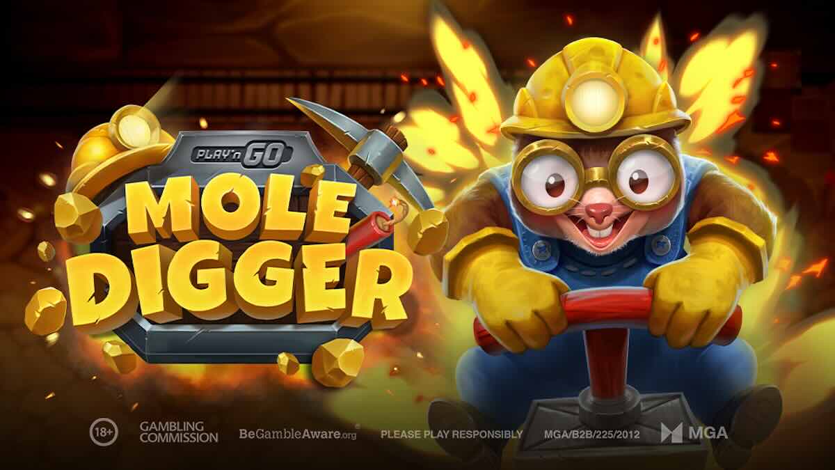 Play'n GO julkaisee Mole Digger -kolikkopelin