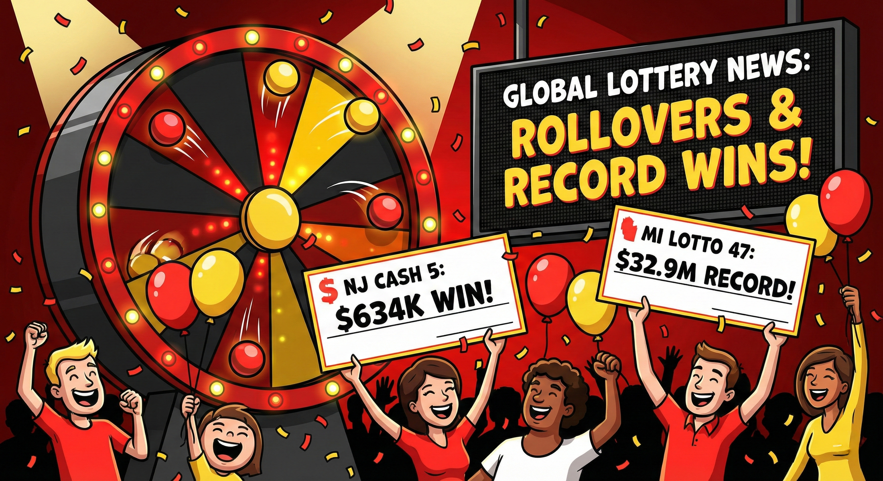 Record Michigan jackpot hits