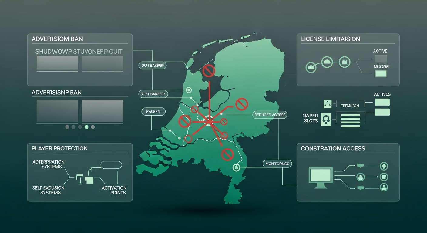 De Nederlandse regering stelt een verbod op gokadvertenties en licentielimieten voor