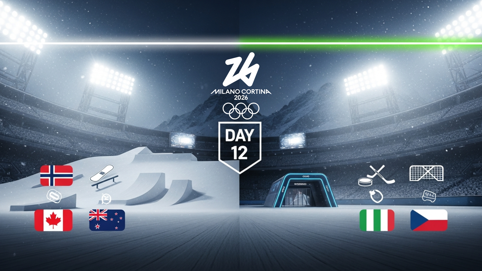 Snowboardové finále & Hokejové čtvrtfinále | Den 12 Milano Cortina
