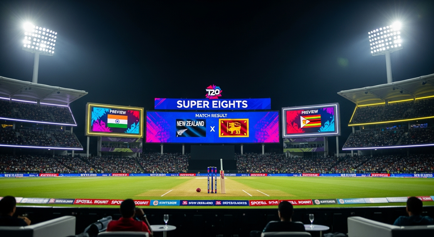 New Zealand Crushes Sri Lanka Host in T20 World Cup