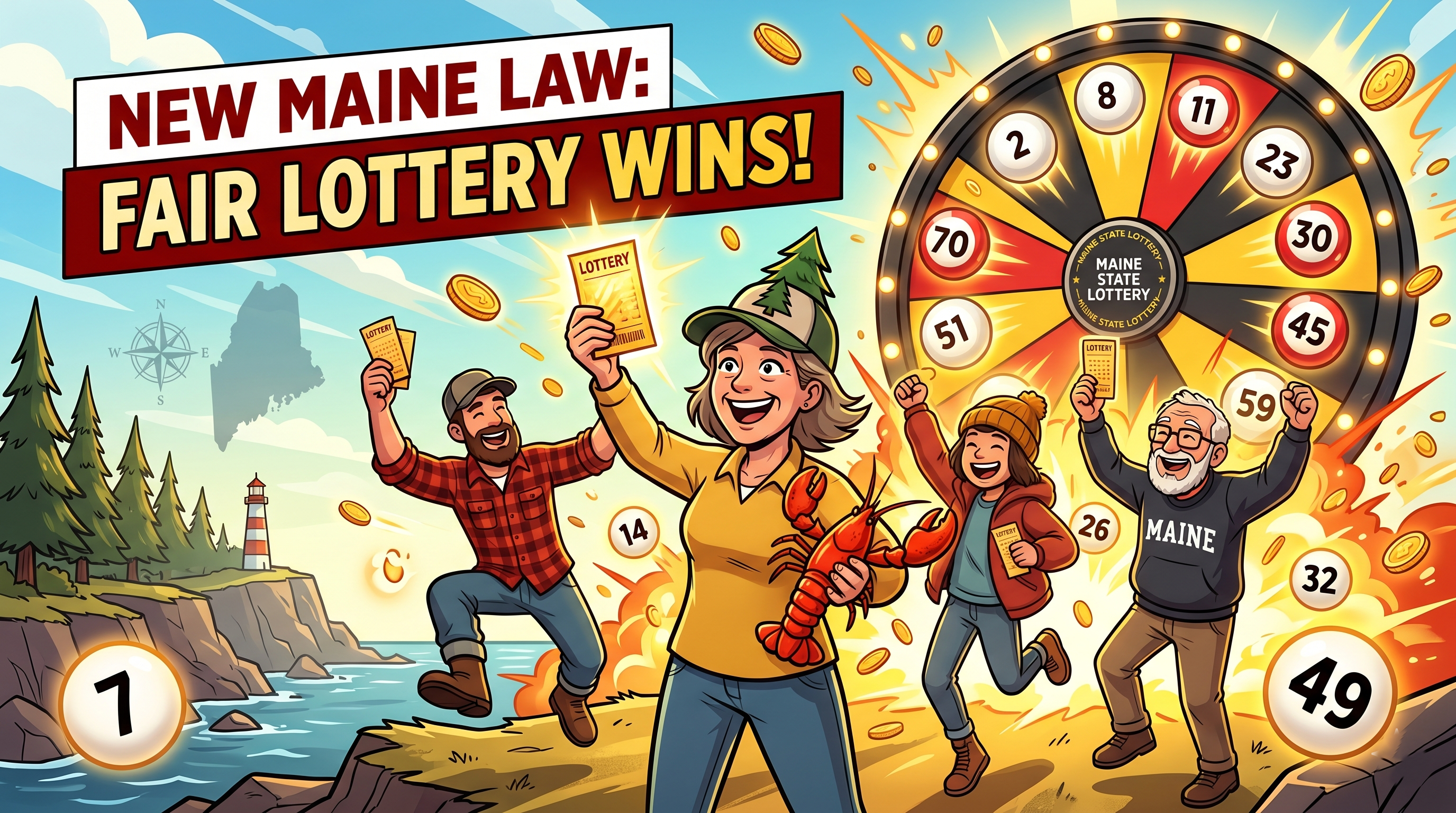 Maine Lottery Restricts Bulk Ticket Purchases to Protect Fairness