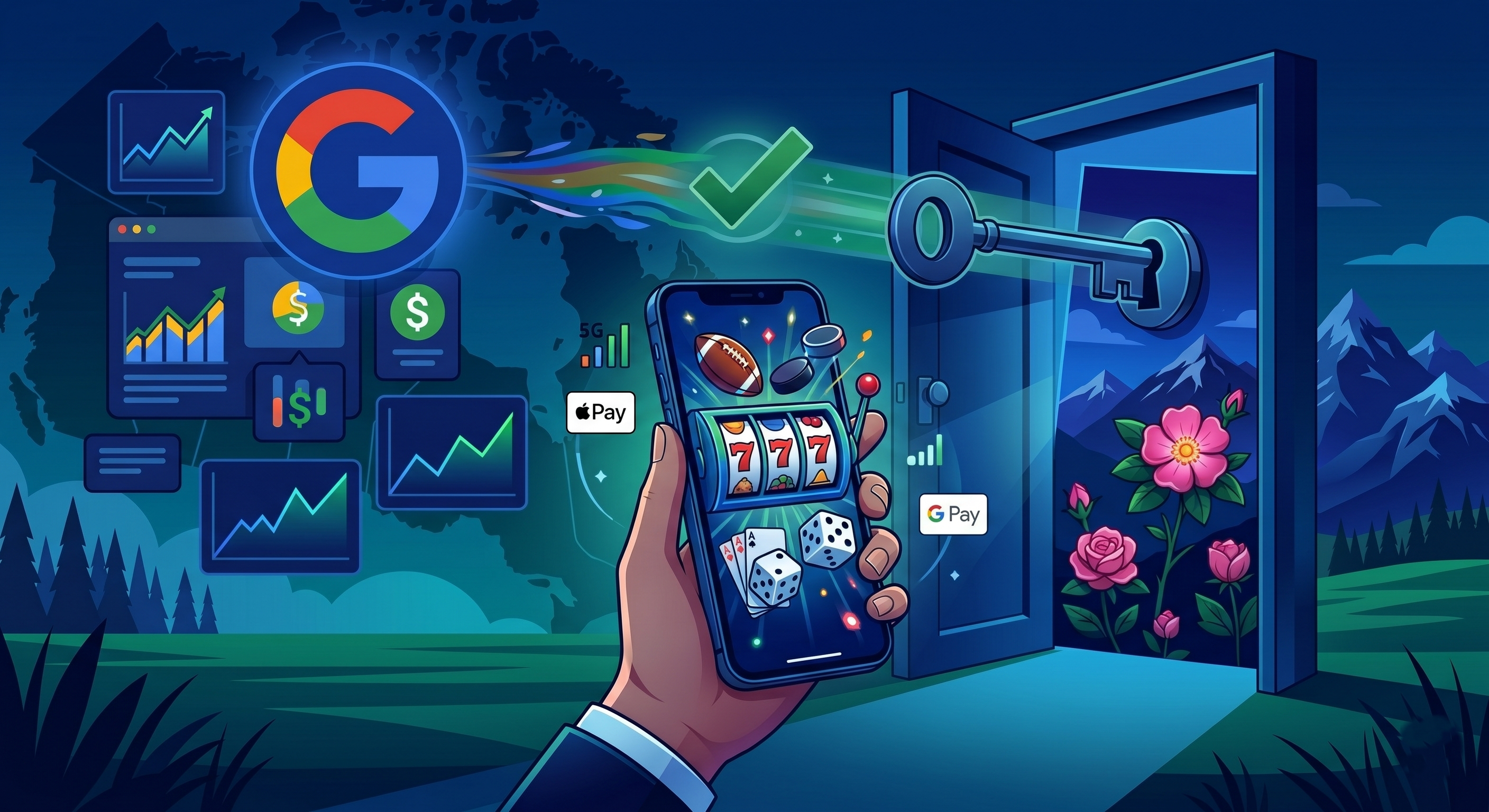 Google Expands Gambling App Advertising in Alberta, Canada