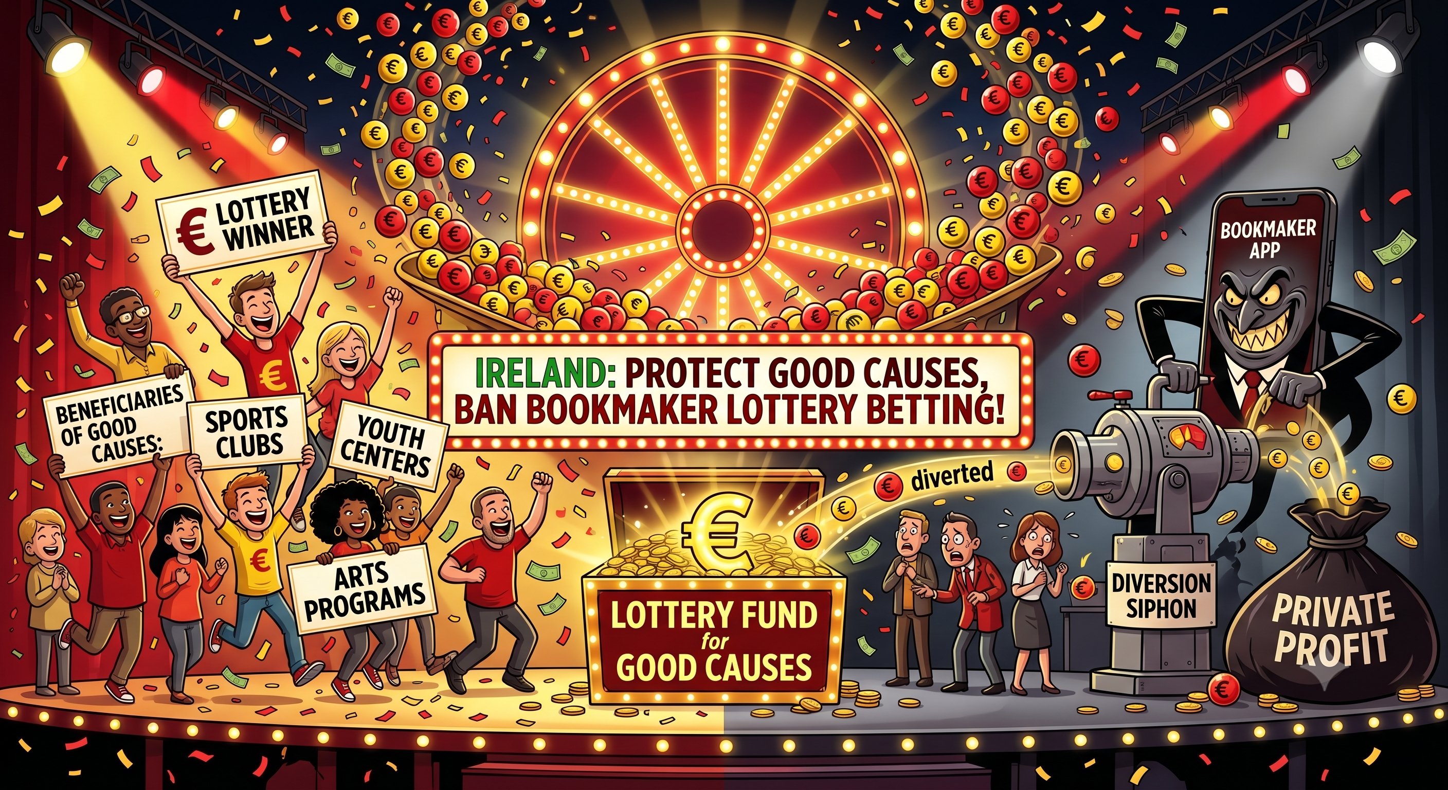 Ireland National Lottery Urges Ban on Betting on Official Draws