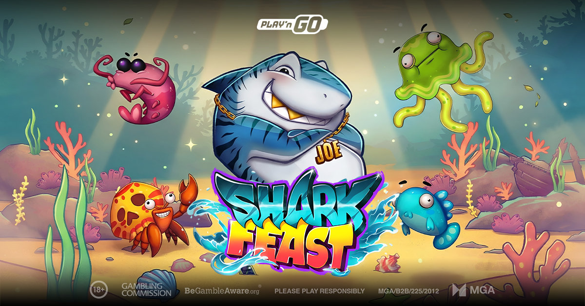 Play'n GO Launches Shark Feast Slot with Underwater Festival Chaos